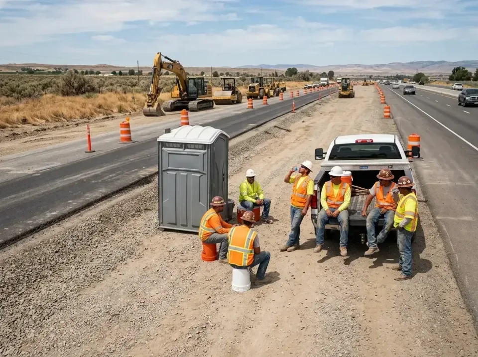 highway-road-construction-crew-007 — frequently asked questions, Porta Potty and Restroom Rentals in Grass Valley, CA